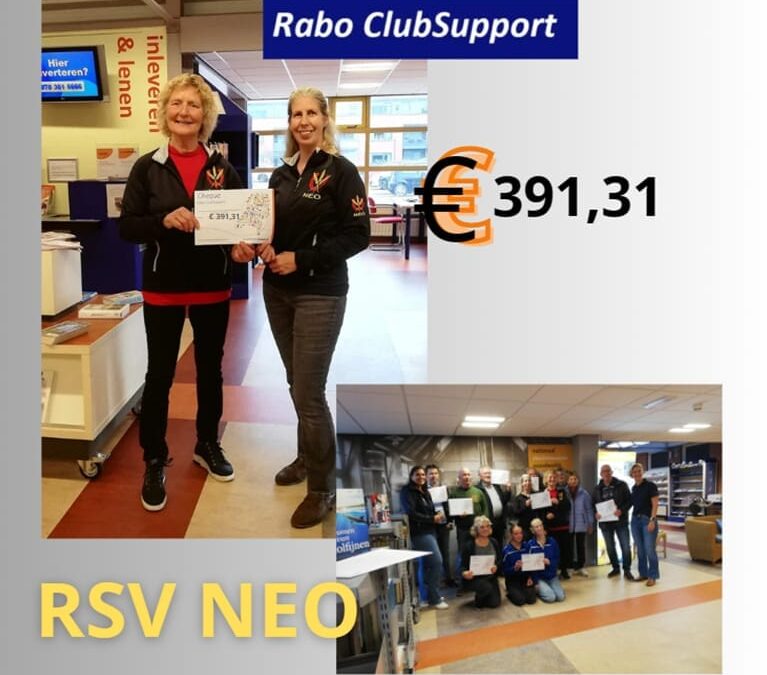 Hoofdprijs voor Leden RSV NEO te Noordwolde.